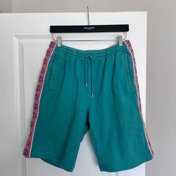 Authentic Gucci Mens Shorts with GG logo - Picture 1 of 7